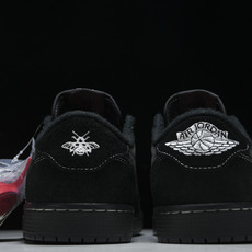 Travis Scott x Air Jordan 1 Low OG 'Black Phantom'全黑 Travis Scott x Air Jordan 1 Low OG 'Black Phantom'全黑