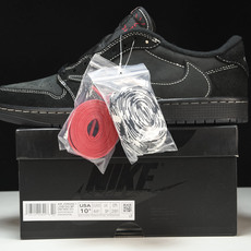 Travis Scott x Air Jordan 1 Low OG 'Black Phantom'全黑 Travis Scott x Air Jordan 1 Low OG 'Black Phantom'全黑