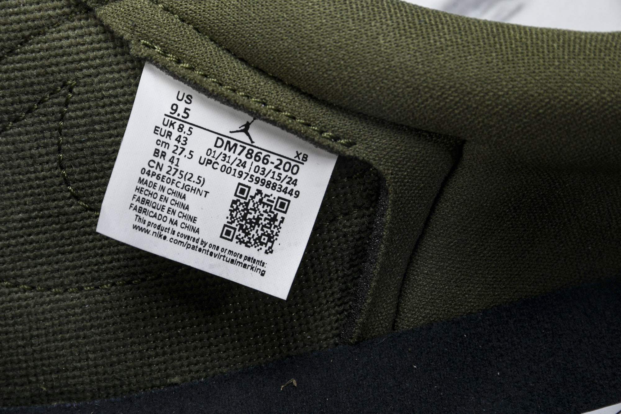 Travis Scott x Air Jordan 1 Low OG“Medium Olive”米绿 D