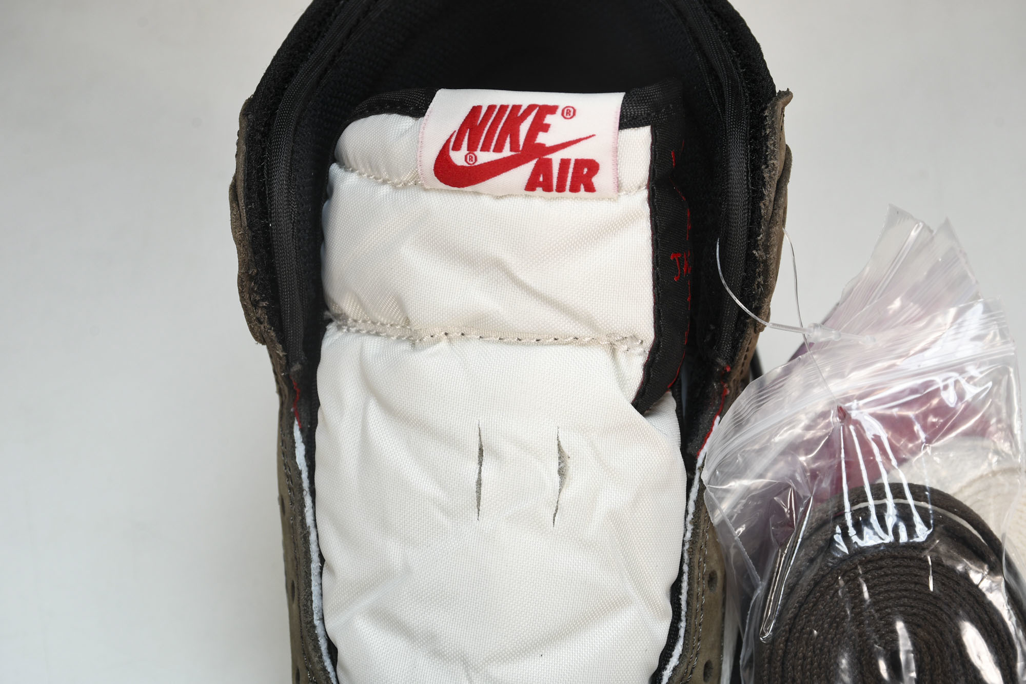 纯原 Air Jordan 1 Travis Scott AJ1 TS 深棕 高帮倒钩 鬼脸 三方联名 