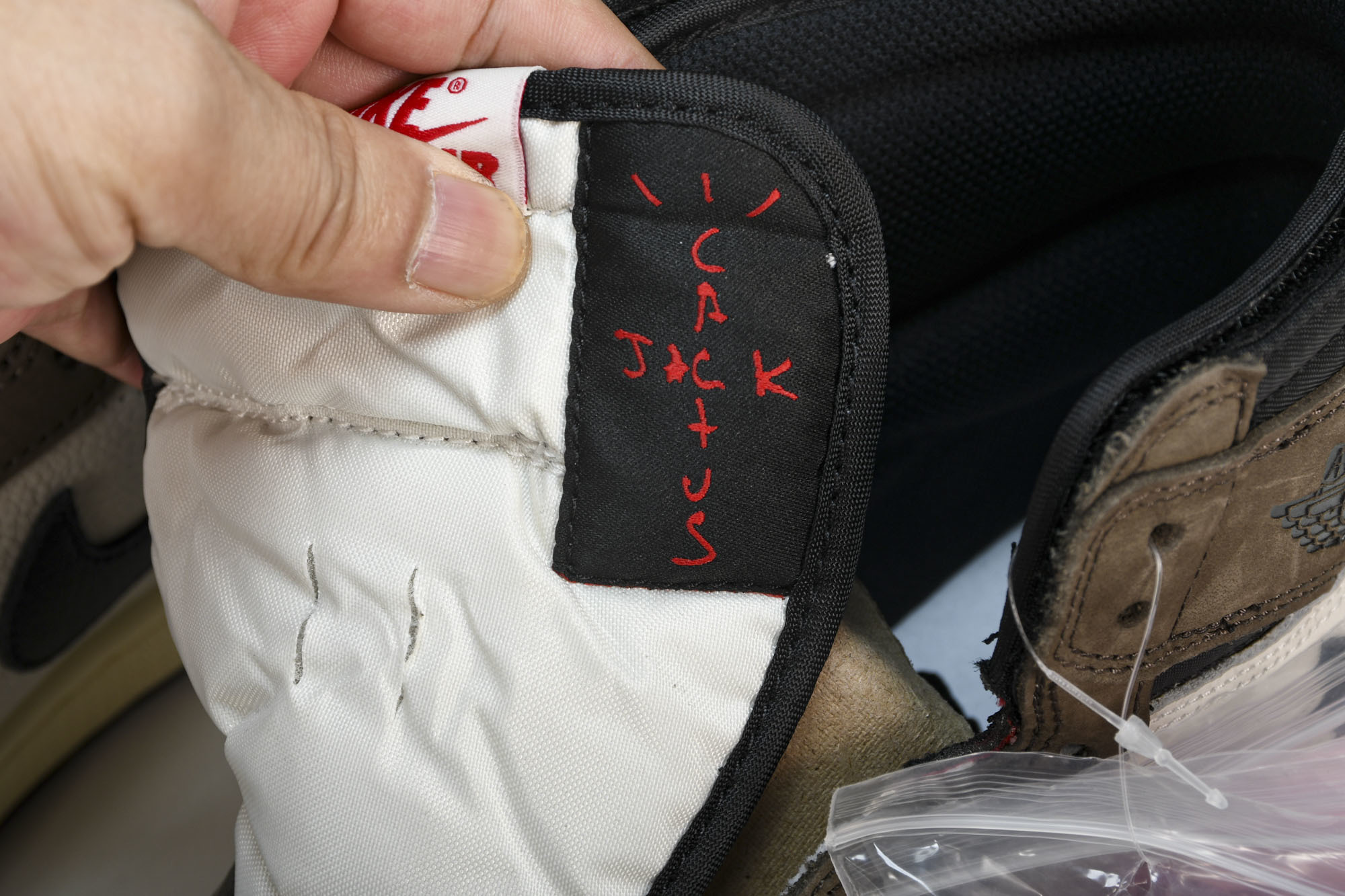 纯原 Air Jordan 1 Travis Scott AJ1 TS 深棕 高帮倒钩 鬼脸 三方联名 