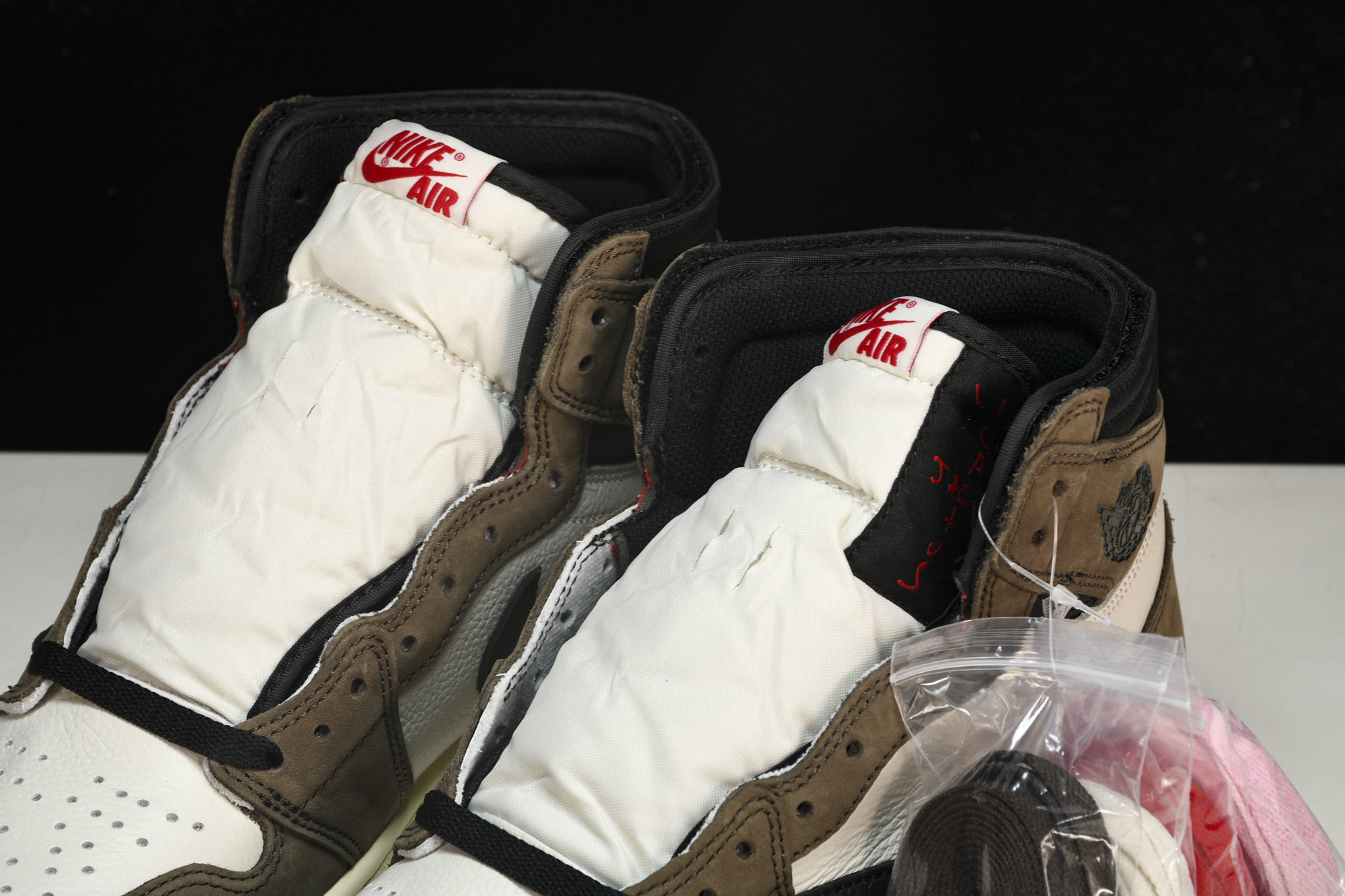 纯原 Air Jordan 1 Travis Scott AJ1 TS 深棕 高帮倒钩 鬼脸 三方联名 