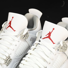 纯原 Air Jordan 4 Oreo 白水泥 白奥利奥 灰白红 泼墨 CT8527-100 #YZ0 纯原 Air Jordan 4 Oreo 白水泥 白奥利奥 灰白红 泼墨 CT8527-100 #YZ0