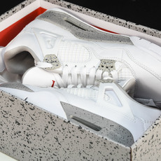 纯原 Air Jordan 4 Oreo 白水泥 白奥利奥 灰白红 泼墨 CT8527-100 #YZ0 纯原 Air Jordan 4 Oreo 白水泥 白奥利奥 灰白红 泼墨 CT8527-100 #YZ0