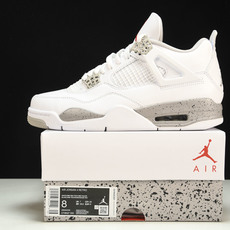 纯原 Air Jordan 4 Oreo 白水泥 白奥利奥 灰白红 泼墨 CT8527-100 #YZ0 纯原 Air Jordan 4 Oreo 白水泥 白奥利奥 灰白红 泼墨 CT8527-100 #YZ0