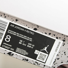 纯原 Air Jordan 4 Oreo 白水泥 白奥利奥 灰白红 泼墨 CT8527-100 #YZ0 纯原 Air Jordan 4 Oreo 白水泥 白奥利奥 灰白红 泼墨 CT8527-100 #YZ0