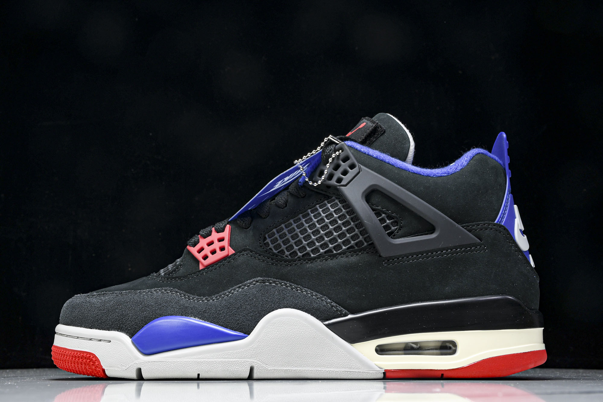 纯原 Air Jordan 4 Retro Rare Air 稀有空气 黑蓝红 FV5029-003 #