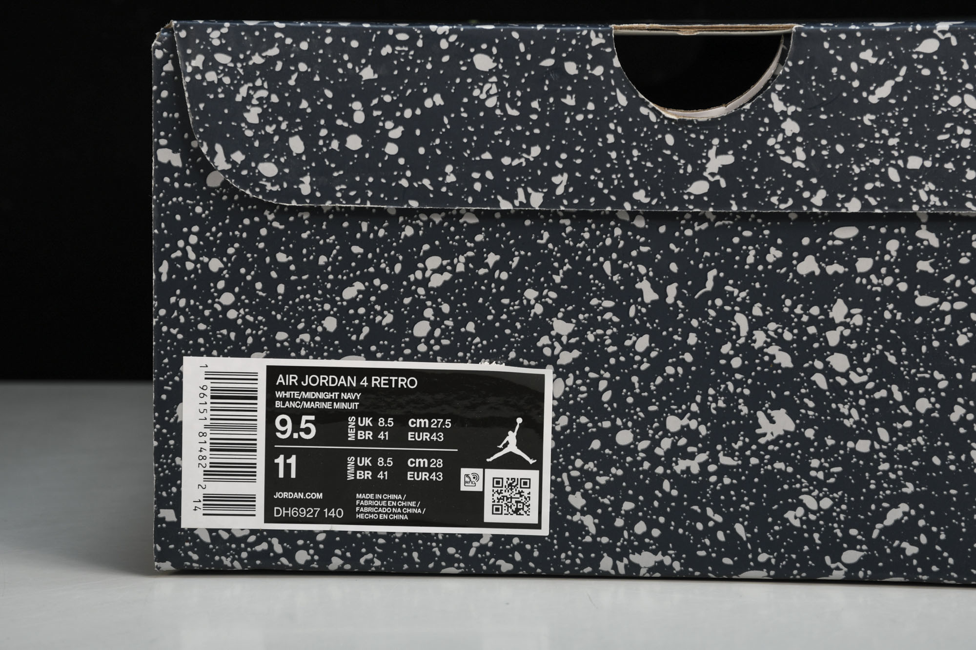 纯原 Air Jordan 4 Retro‘Midnight Navy’ 午夜蓝 DH6927-140 纯原 Air Jordan 4 Retro‘Midnight Navy’ 午夜蓝 DH6927-140