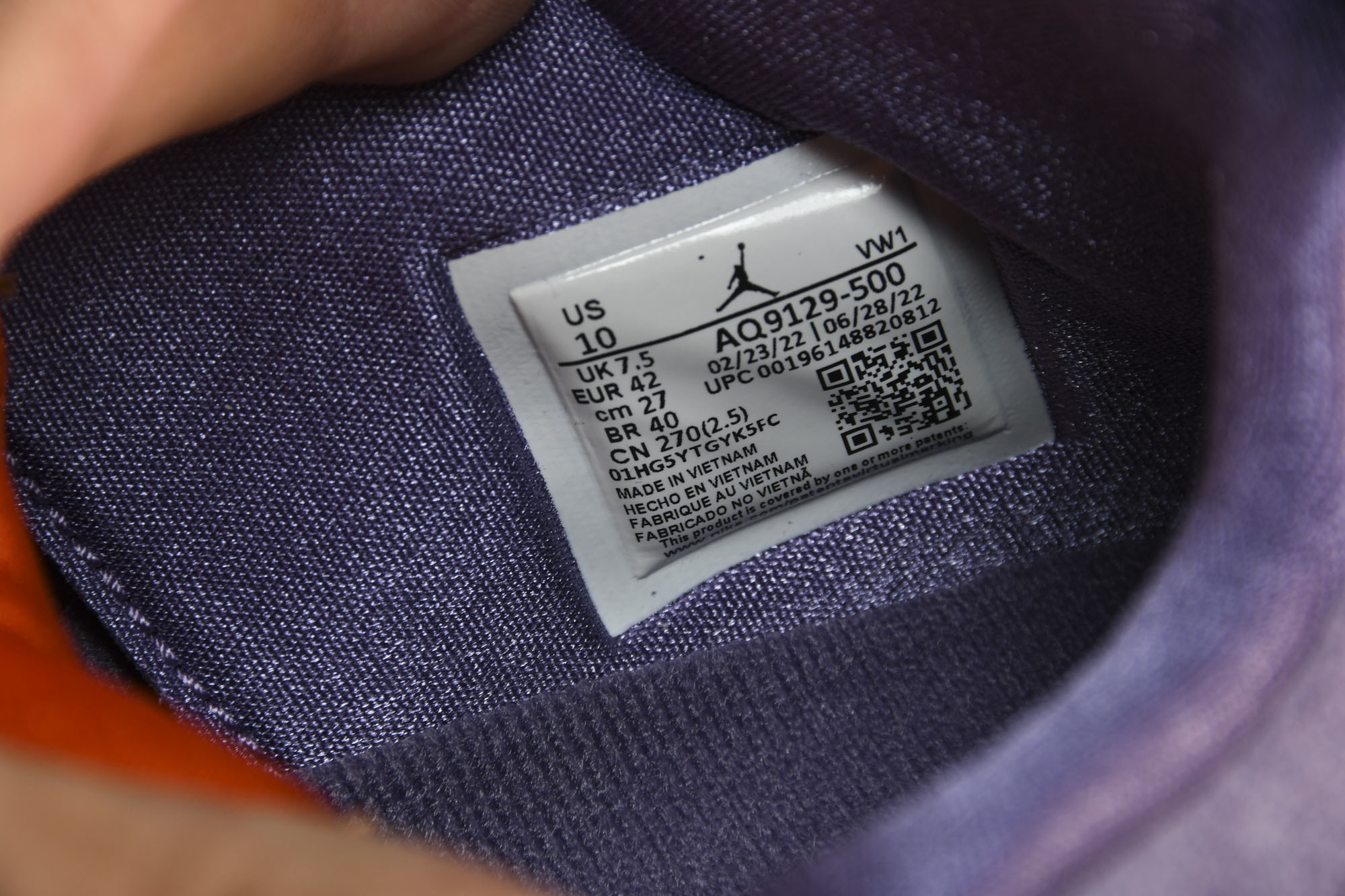 纯原 Air Jordan 4 Retro“Canyon Purple”麂皮 峡谷紫 初号机 AQ912
