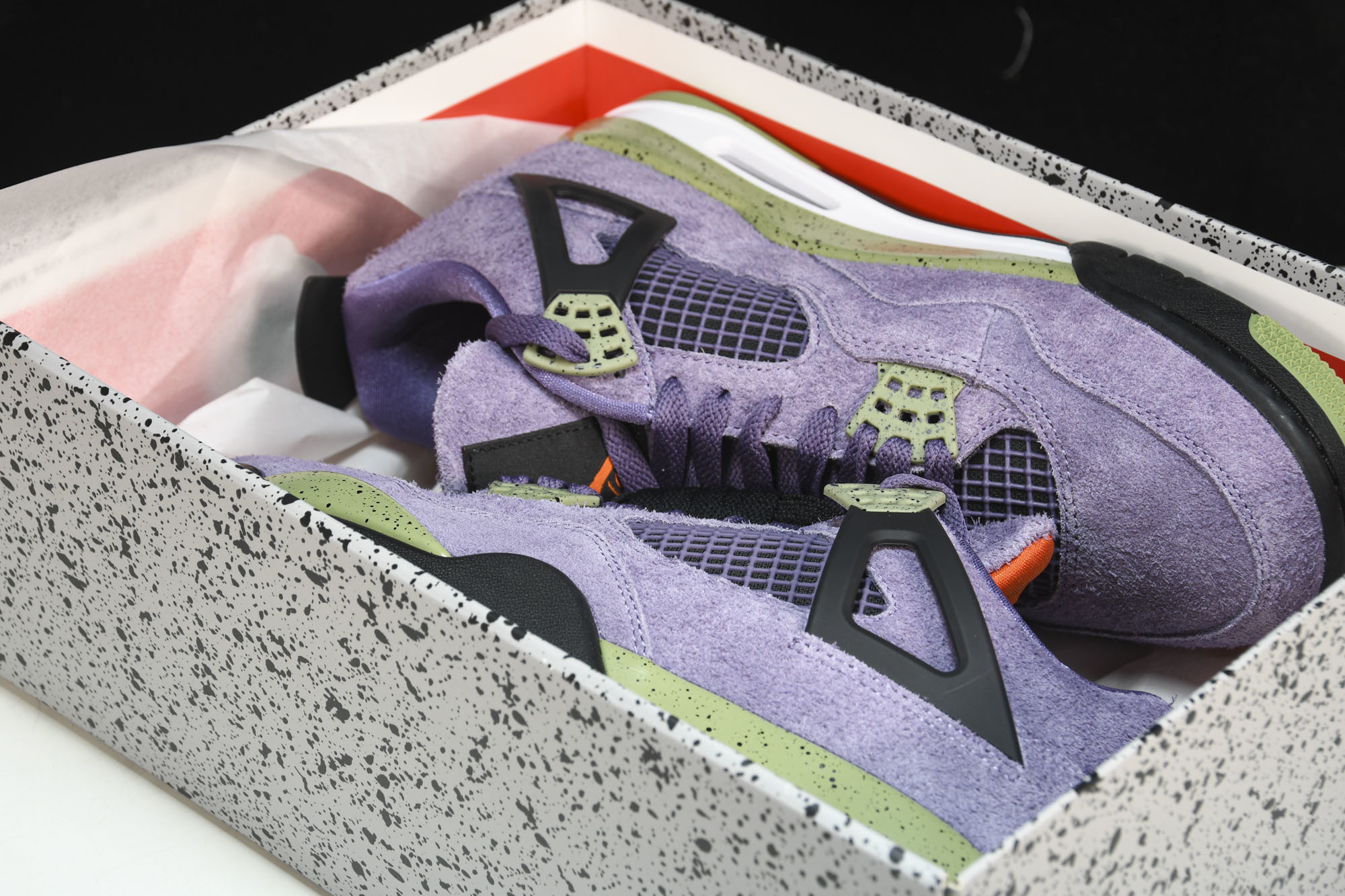 纯原 Air Jordan 4 Retro“Canyon Purple”麂皮 峡谷紫 初号机 AQ912