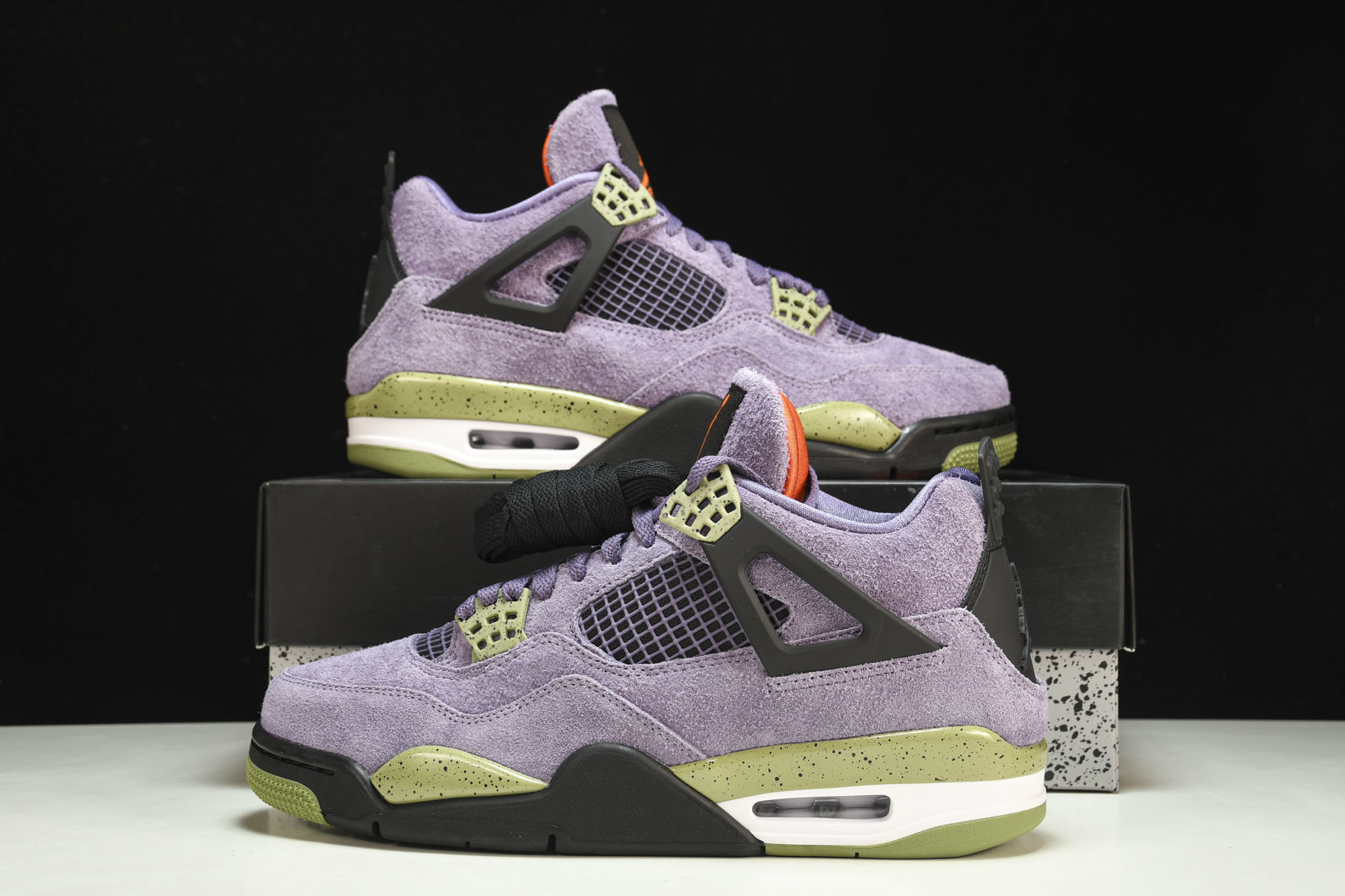 纯原 Air Jordan 4 Retro“Canyon Purple”麂皮 峡谷紫 初号机 AQ912