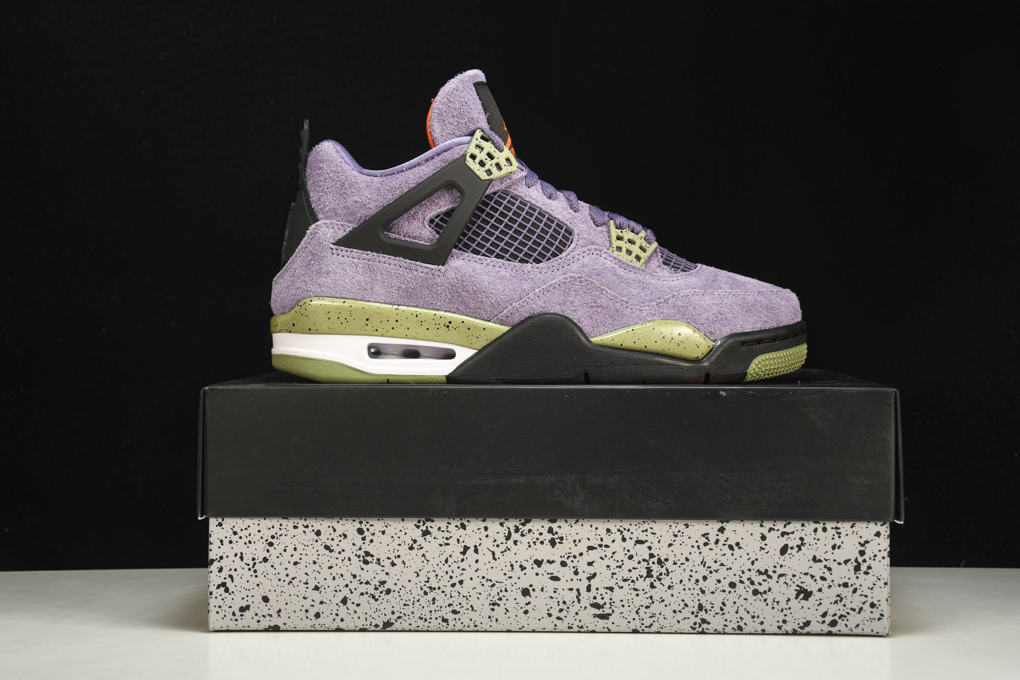纯原 Air Jordan 4 Retro“Canyon Purple”麂皮 峡谷紫 初号机 AQ912
