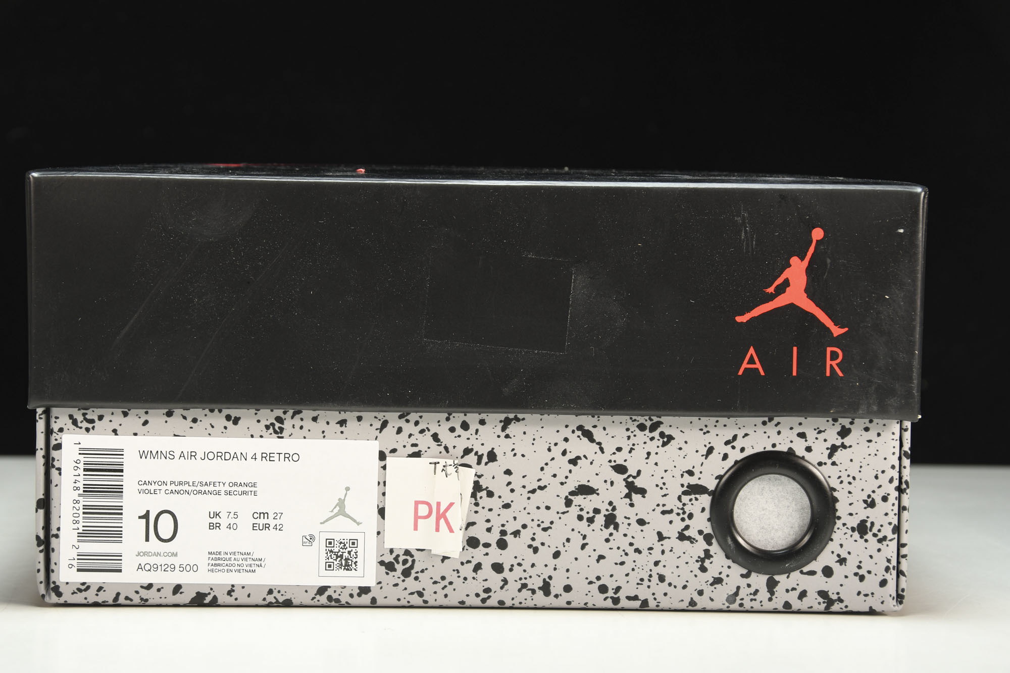 纯原 Air Jordan 4 Retro“Canyon Purple”麂皮 峡谷紫 初号机 AQ912