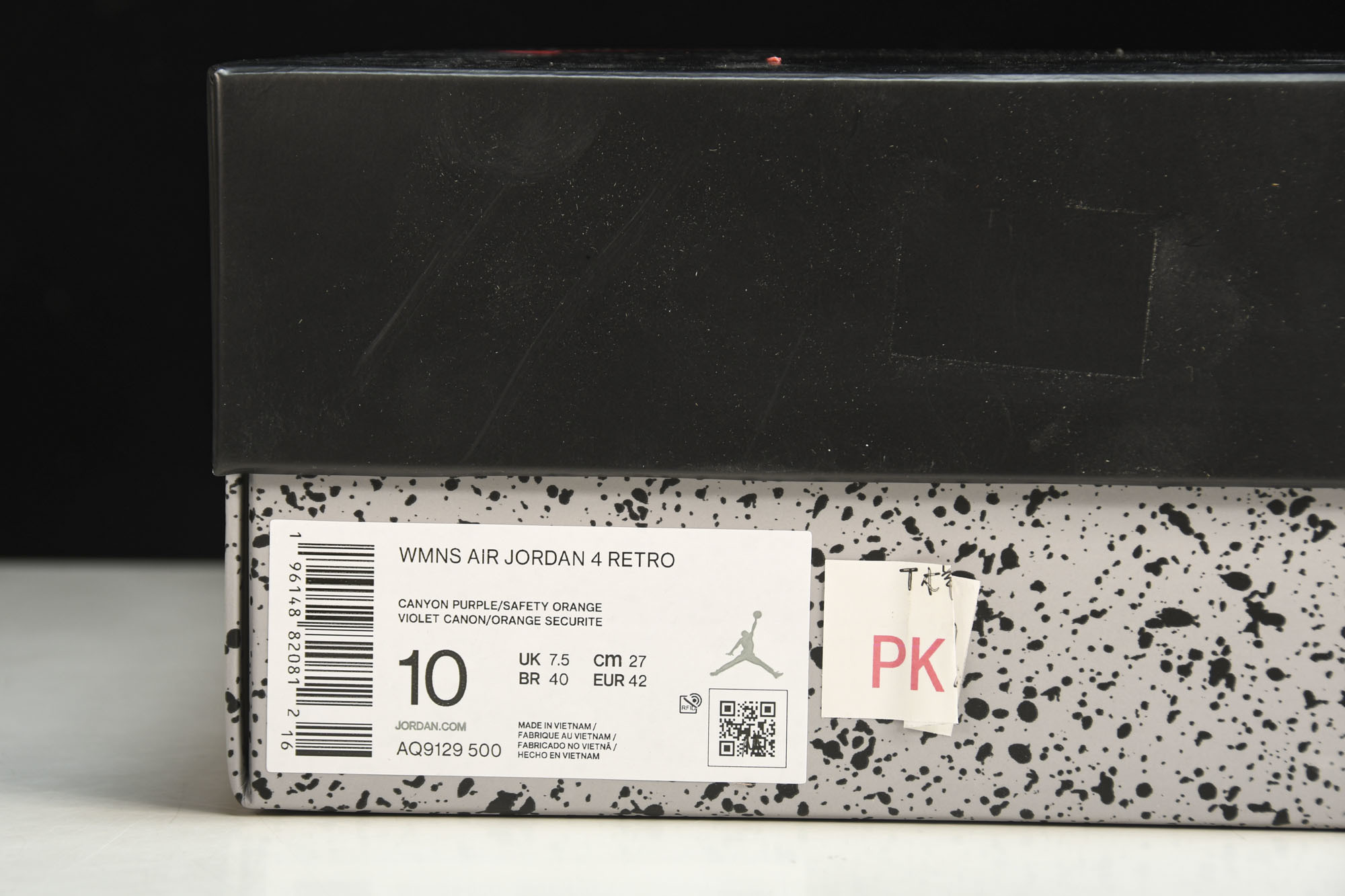 纯原 Air Jordan 4 Retro“Canyon Purple”麂皮 峡谷紫 初号机 AQ912