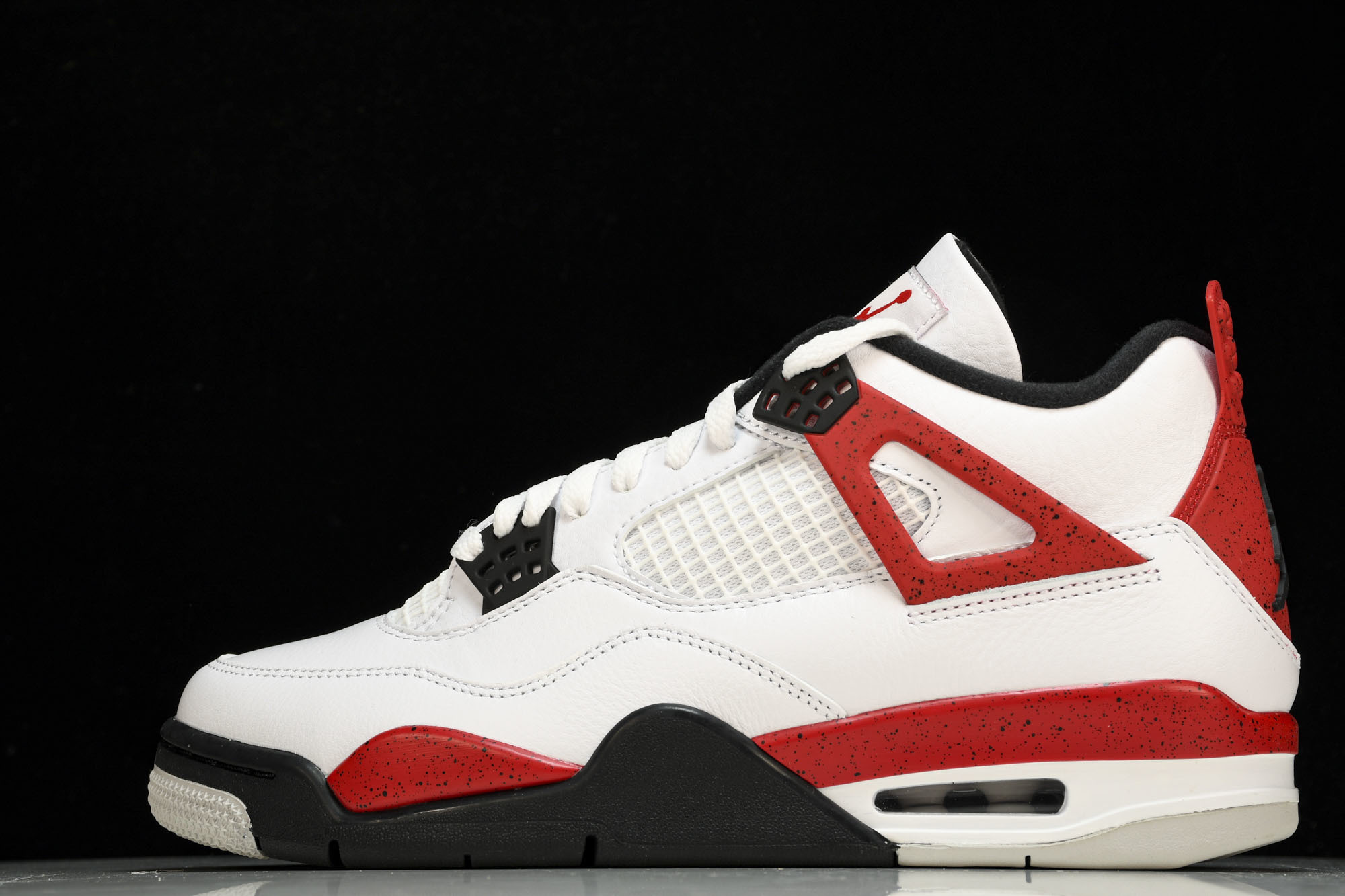 纯原 Air Jordan 4“Neutral Grey”白黑红 DH6927-161 #YZ00540