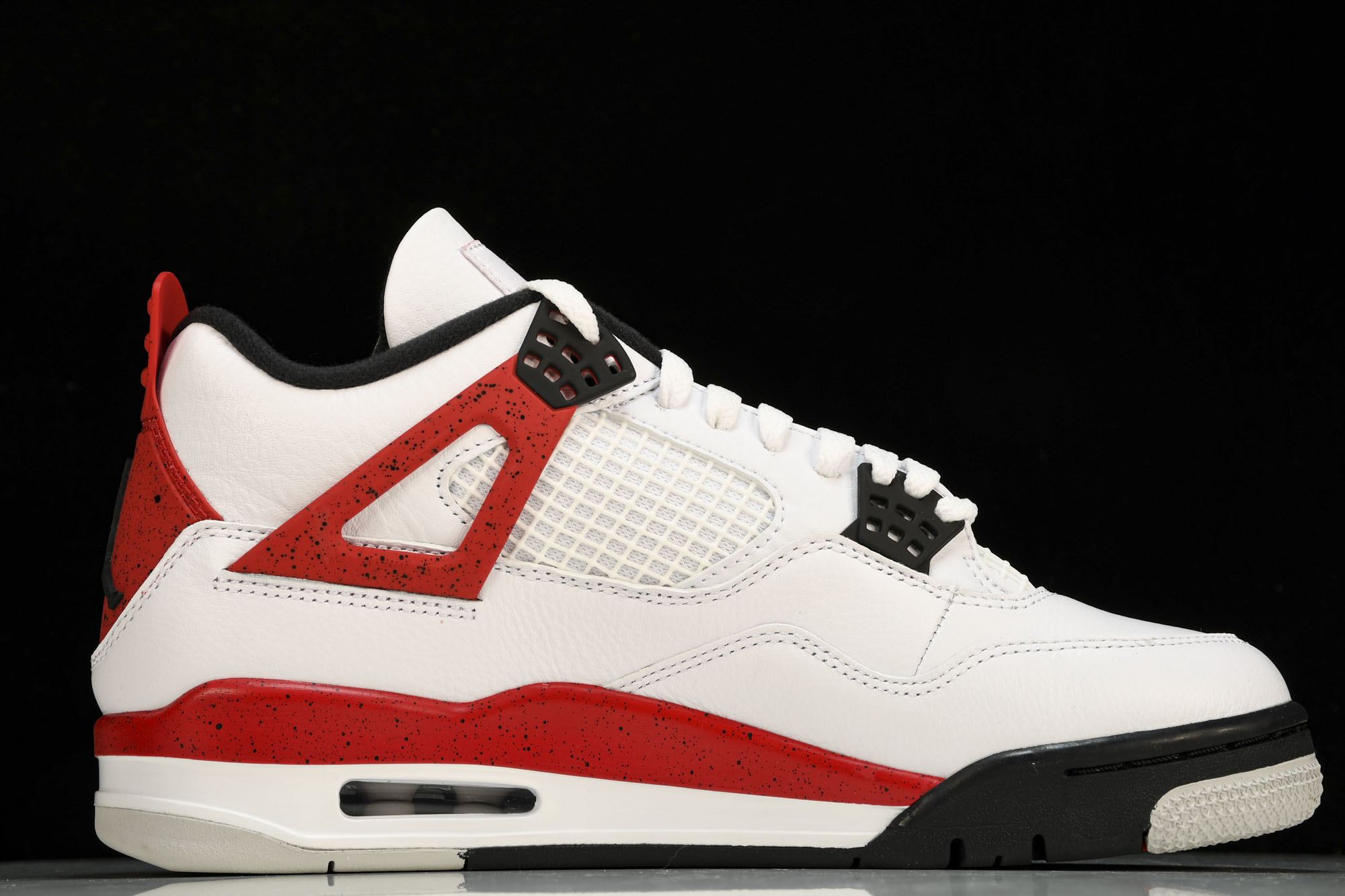 纯原 Air Jordan 4“Neutral Grey”白黑红 DH6927-161 #YZ00540