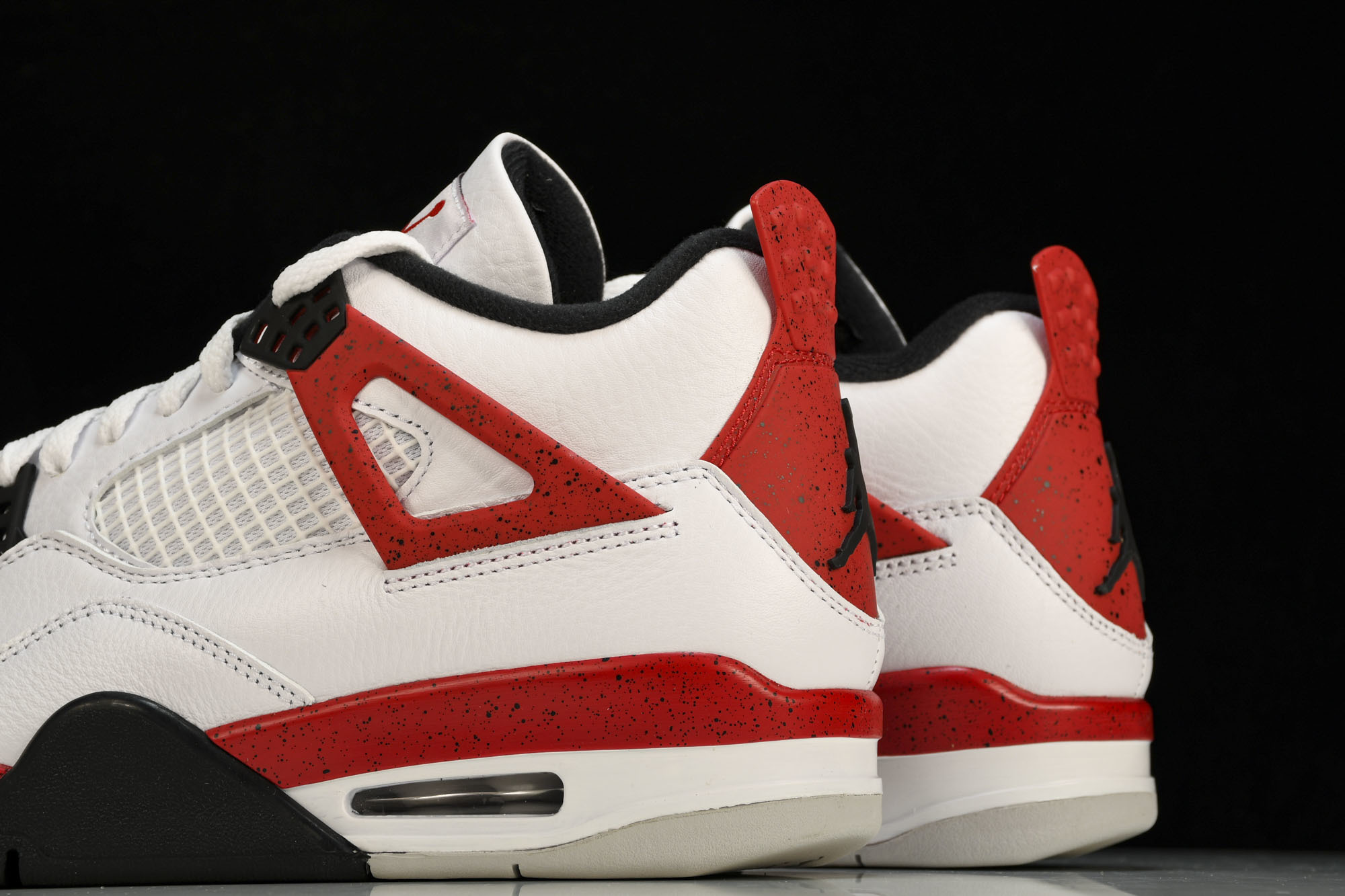 纯原 Air Jordan 4“Neutral Grey”白黑红 DH6927-161 #YZ00540