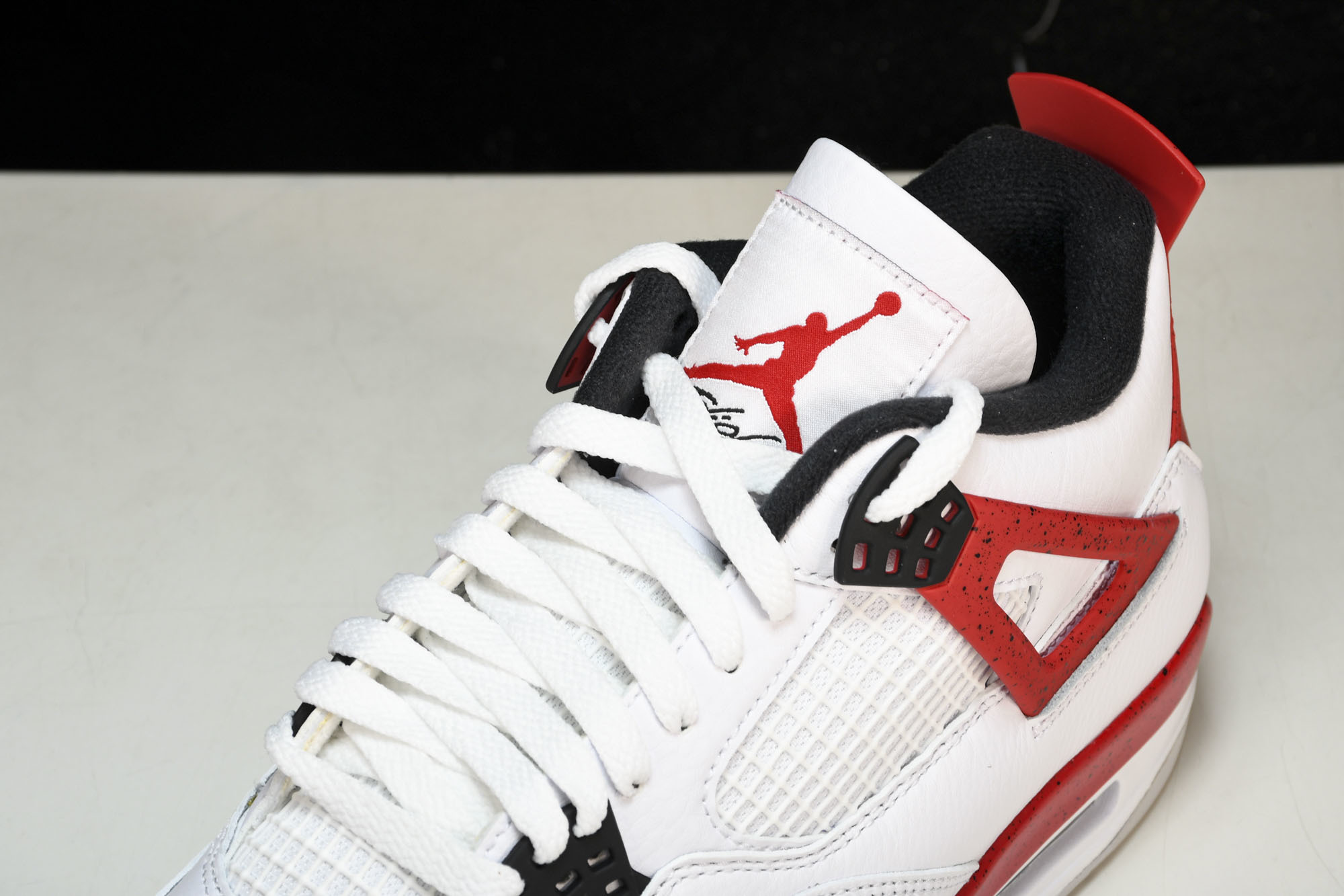 纯原 Air Jordan 4“Neutral Grey”白黑红 DH6927-161 #YZ00540