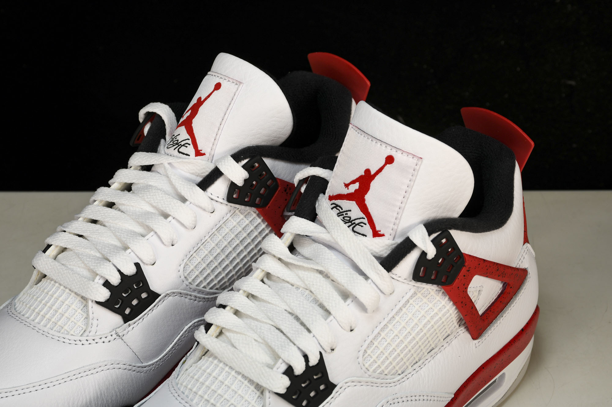 纯原 Air Jordan 4“Neutral Grey”白黑红 DH6927-161 #YZ00540