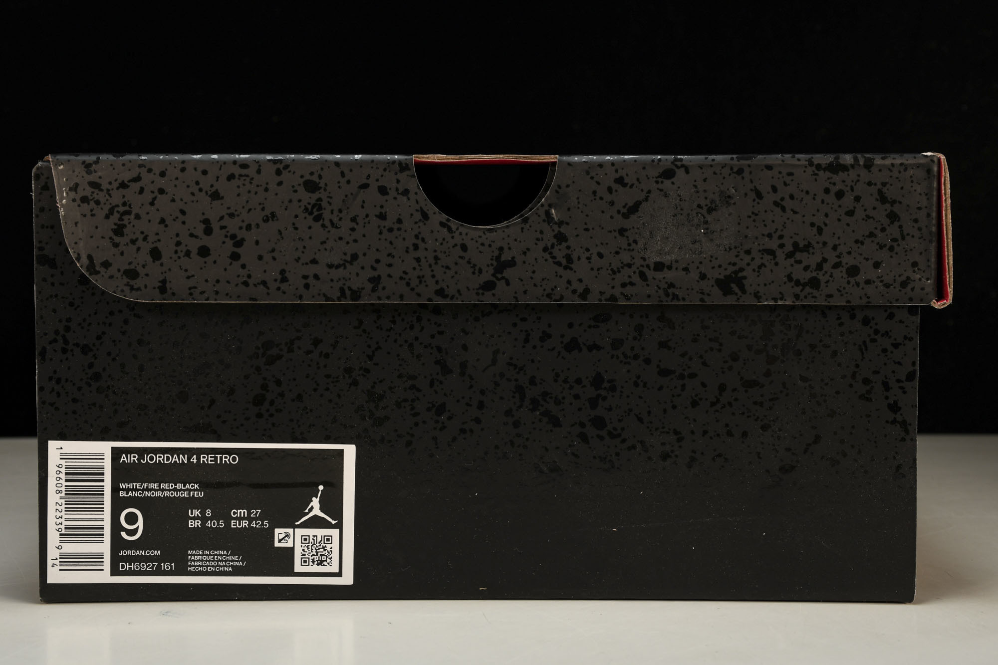 纯原 Air Jordan 4“Neutral Grey”白黑红 DH6927-161 #YZ00540