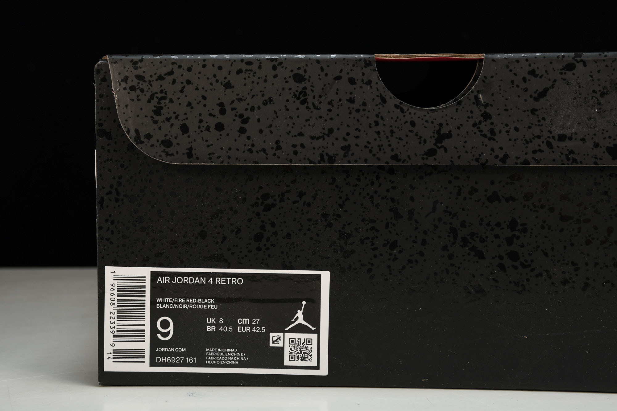 纯原 Air Jordan 4“Neutral Grey”白黑红 DH6927-161 #YZ00540