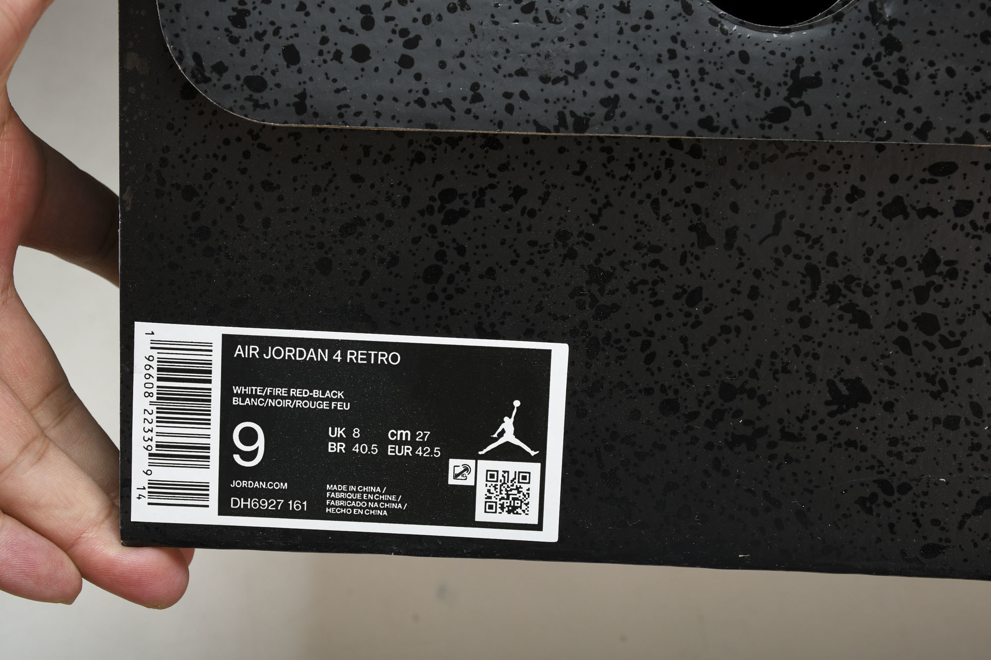 纯原 Air Jordan 4“Neutral Grey”白黑红 DH6927-161 #YZ00540