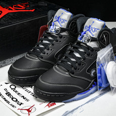 纯原 Air Jordan 5 Retro Awake NY Black 黑蓝 DV4982-004 # 纯原 Air Jordan 5 Retro Awake NY Black 黑蓝 DV4982-004 #