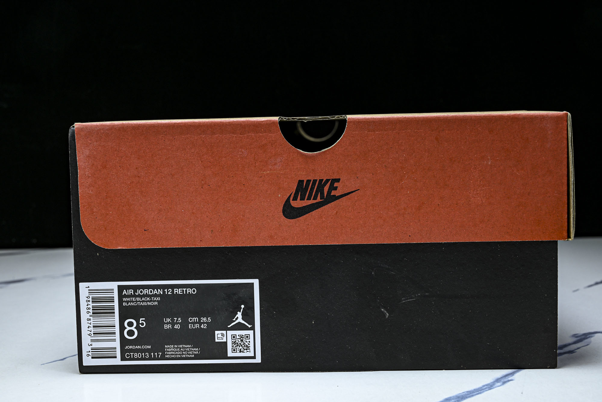 纯原 Air Jordan 12 Retro 黑白 CT8013 117 #YZ00540 40.5 4