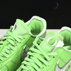 纯原 OFF-WHITE x Nike Air Force 1 _Light Green Spark_空 纯原 OFF-WHITE x Nike Air Force 1 _Light Green Spark_空