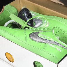 纯原 OFF-WHITE x Nike Air Force 1 _Light Green Spark_空 纯原 OFF-WHITE x Nike Air Force 1 _Light Green Spark_空