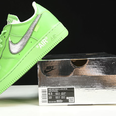纯原 OFF-WHITE x Nike Air Force 1 _Light Green Spark_空 纯原 OFF-WHITE x Nike Air Force 1 _Light Green Spark_空