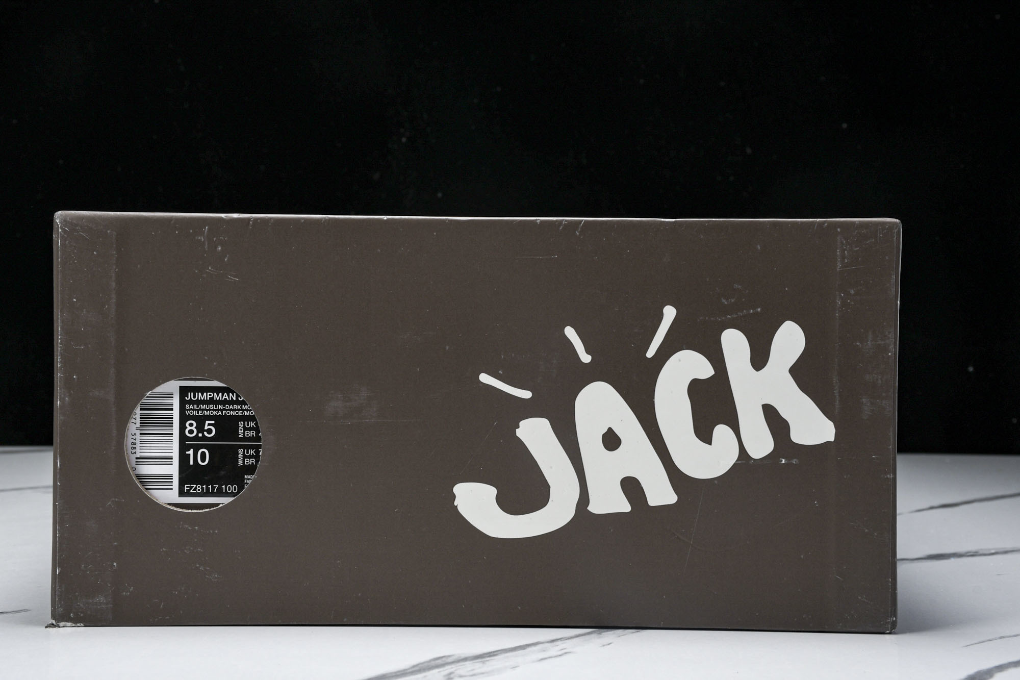 纯原 Travis Scott x Joran Executive The Check 倒钩 摩卡 FZ