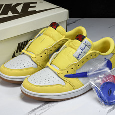 纯原 WMNS Travis Scott x Air Jordan AJ 1 Low“Canary”金丝 纯原 WMNS Travis Scott x Air Jordan AJ 1 Low“Canary”金丝