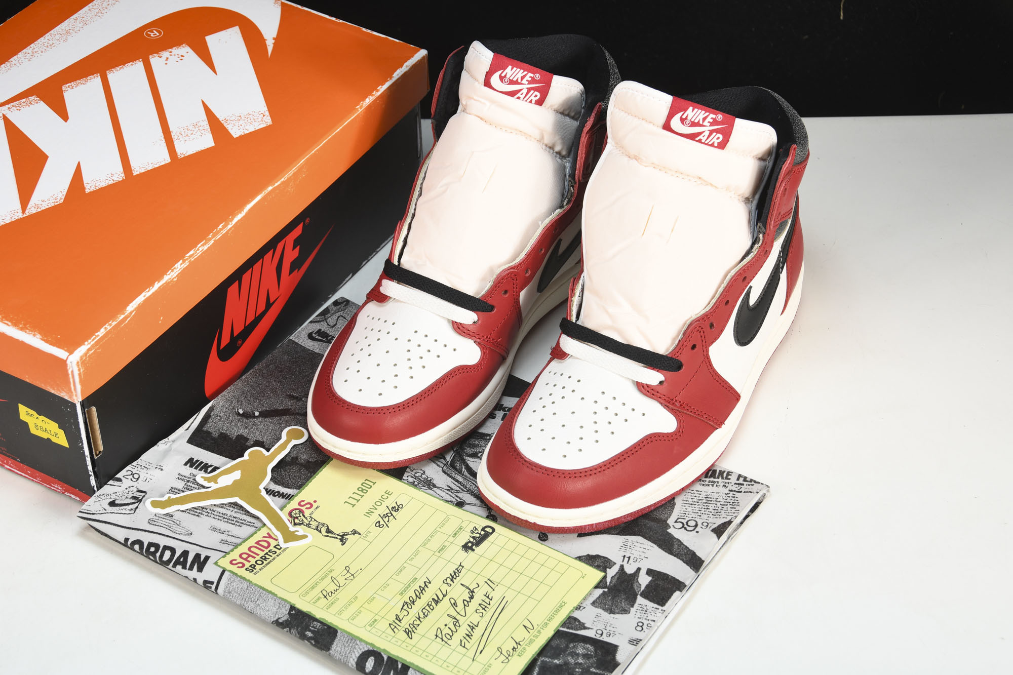纯原 芝加哥新款 AIR JORDAN 1 “CHICAGO REIMAGINED” 白红 DZ5485