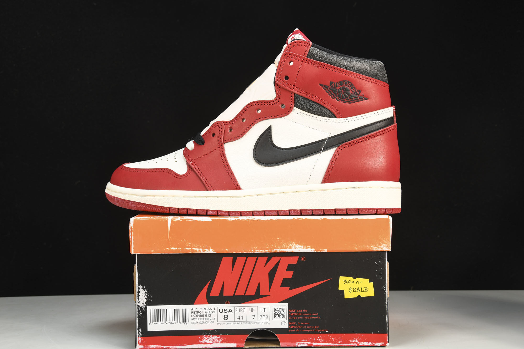 纯原 芝加哥新款 AIR JORDAN 1 “CHICAGO REIMAGINED” 白红 DZ5485