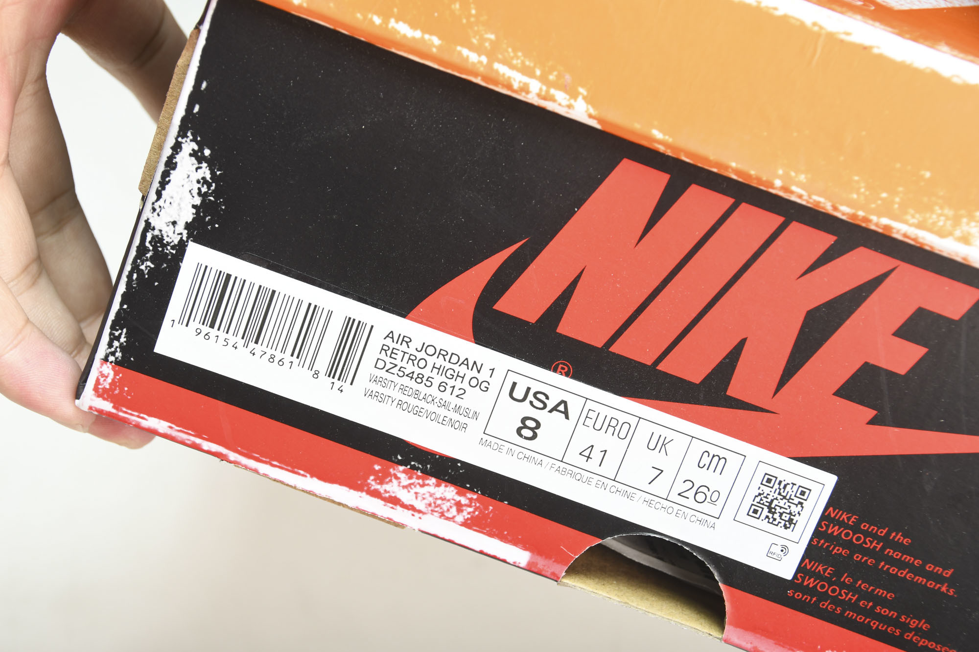 纯原 芝加哥新款 AIR JORDAN 1 “CHICAGO REIMAGINED” 白红 DZ5485