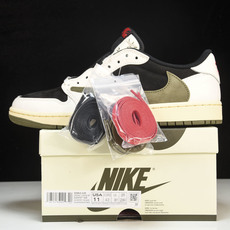 Travis Scott x Air Jordan 1 Low OG WMNS“Olive”橄榄绿 倒钩 Travis Scott x Air Jordan 1 Low OG WMNS“Olive”橄榄绿 倒钩