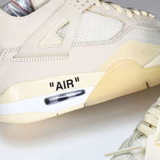 纯原 OFF-WHITE x AJ4 WMNS ”SAIC“ 白帆 CV9388-100 #YZ0053 纯原 OFF-WHITE x AJ4 WMNS ”SAIC“ 白帆 CV9388-100 #YZ0053