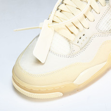 纯原 OFF-WHITE x AJ4 WMNS ”SAIC“ 白帆 CV9388-100 #YZ0053 纯原 OFF-WHITE x AJ4 WMNS ”SAIC“ 白帆 CV9388-100 #YZ0053