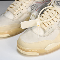 纯原 OFF-WHITE x AJ4 WMNS ”SAIC“ 白帆 CV9388-100 #YZ0053 纯原 OFF-WHITE x AJ4 WMNS ”SAIC“ 白帆 CV9388-100 #YZ0053