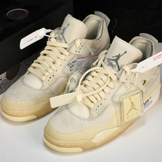 纯原 OFF-WHITE x AJ4 WMNS ”SAIC“ 白帆 CV9388-100 #YZ0053 纯原 OFF-WHITE x AJ4 WMNS ”SAIC“ 白帆 CV9388-100 #YZ0053