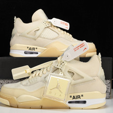 纯原 OFF-WHITE x AJ4 WMNS ”SAIC“ 白帆 CV9388-100 #YZ0053 纯原 OFF-WHITE x AJ4 WMNS ”SAIC“ 白帆 CV9388-100 #YZ0053