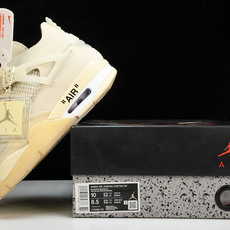 纯原 OFF-WHITE x AJ4 WMNS ”SAIC“ 白帆 CV9388-100 #YZ0053 纯原 OFF-WHITE x AJ4 WMNS ”SAIC“ 白帆 CV9388-100 #YZ0053