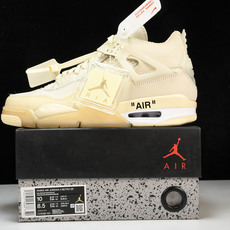纯原 OFF-WHITE x AJ4 WMNS ”SAIC“ 白帆 CV9388-100 #YZ0053 纯原 OFF-WHITE x AJ4 WMNS ”SAIC“ 白帆 CV9388-100 #YZ0053
