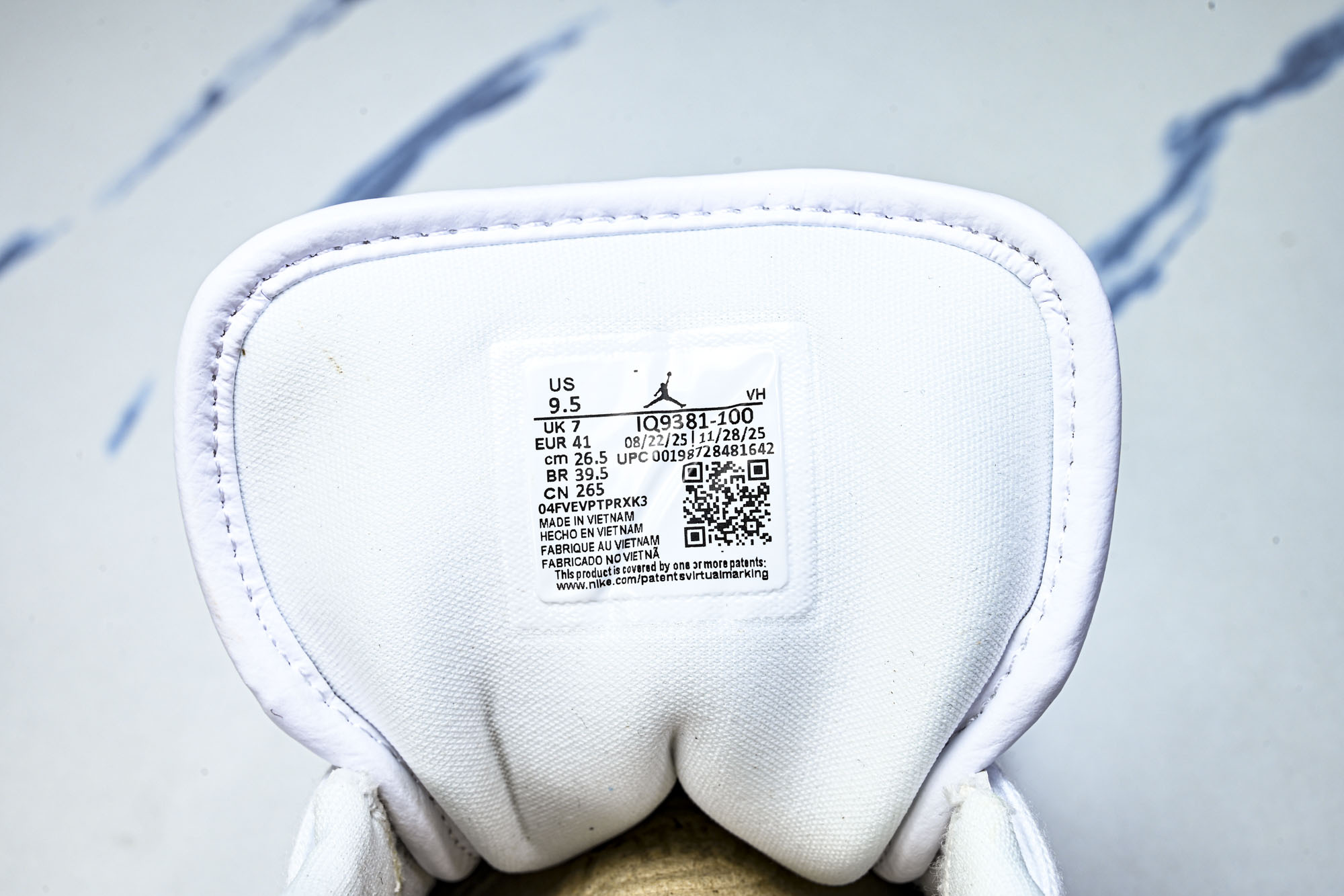纯原 Air Jordan 1 Low AJ1 乔1全白银勾 低帮复古文化篮球鞋 IQ9381-100 