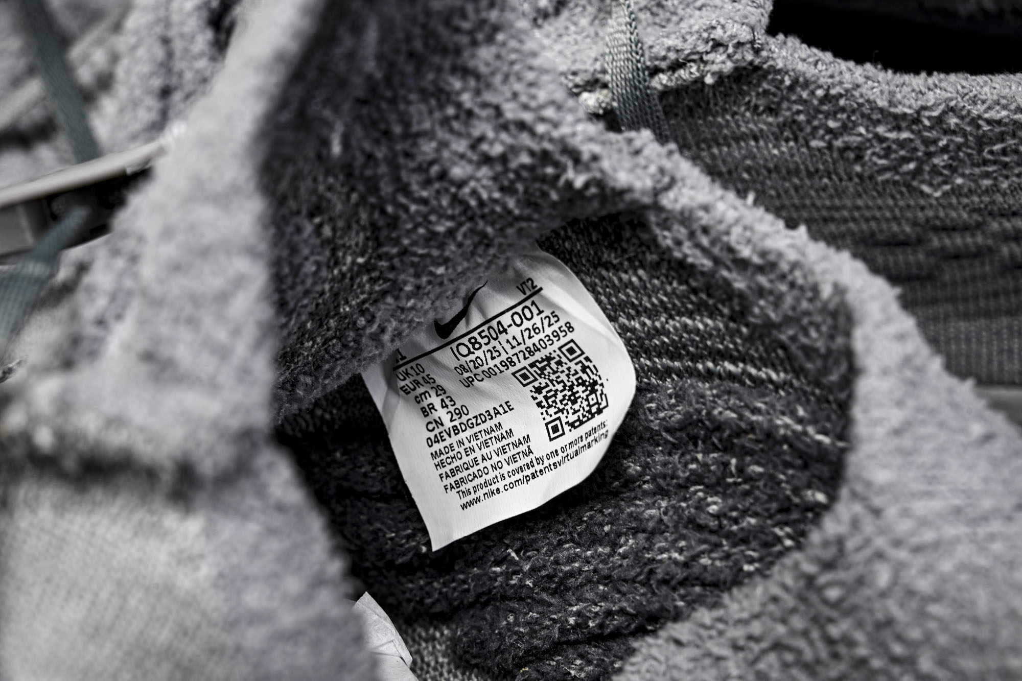 纯原 Fragment Design x NK Mind 002 藤原浩联名 足底按摩舒适运动休闲训练鞋