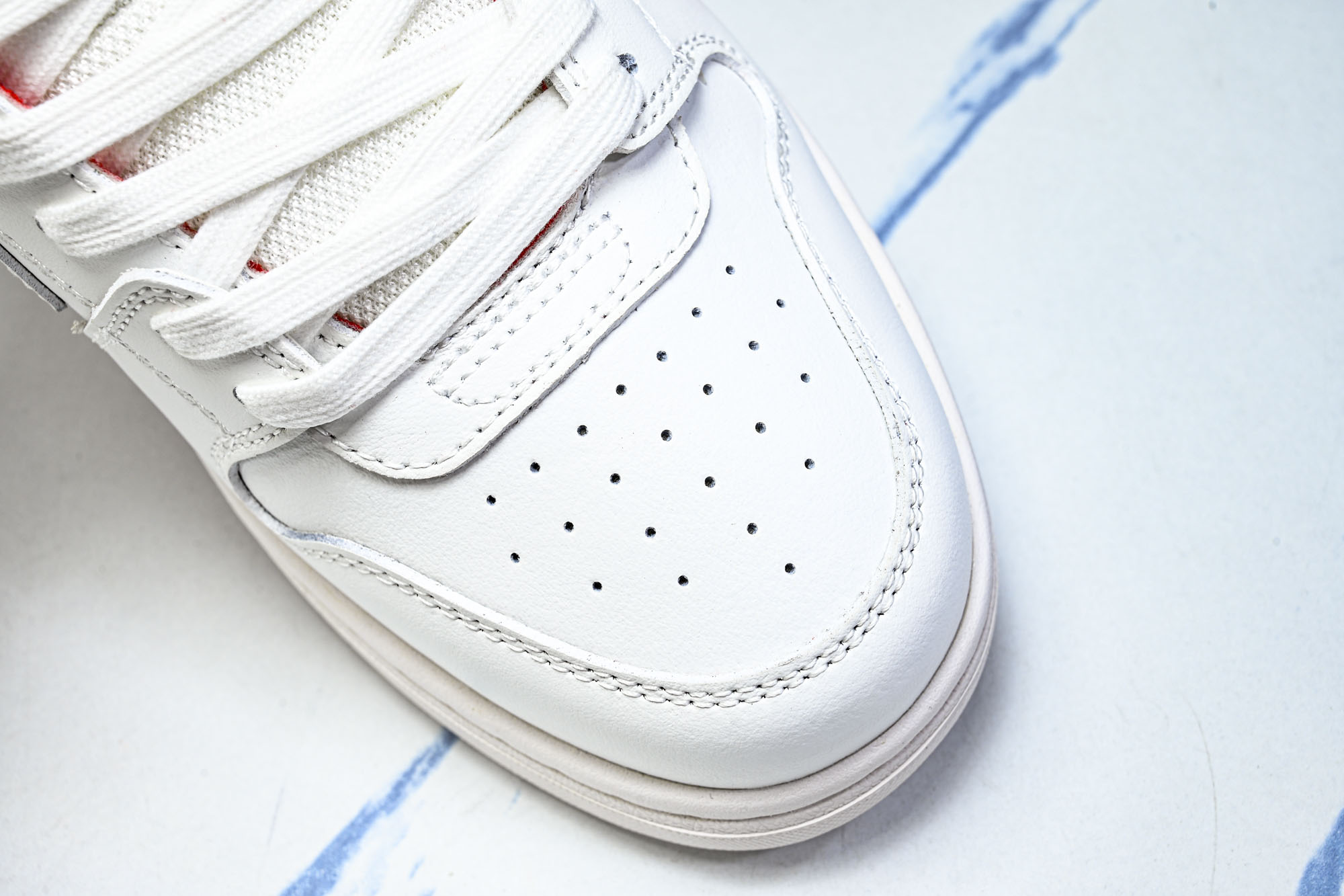 纯原 OFF-WHITE Out Of Office 白红涂鸦 箭头板鞋 小牛鞋休闲运动鞋 #YZ002