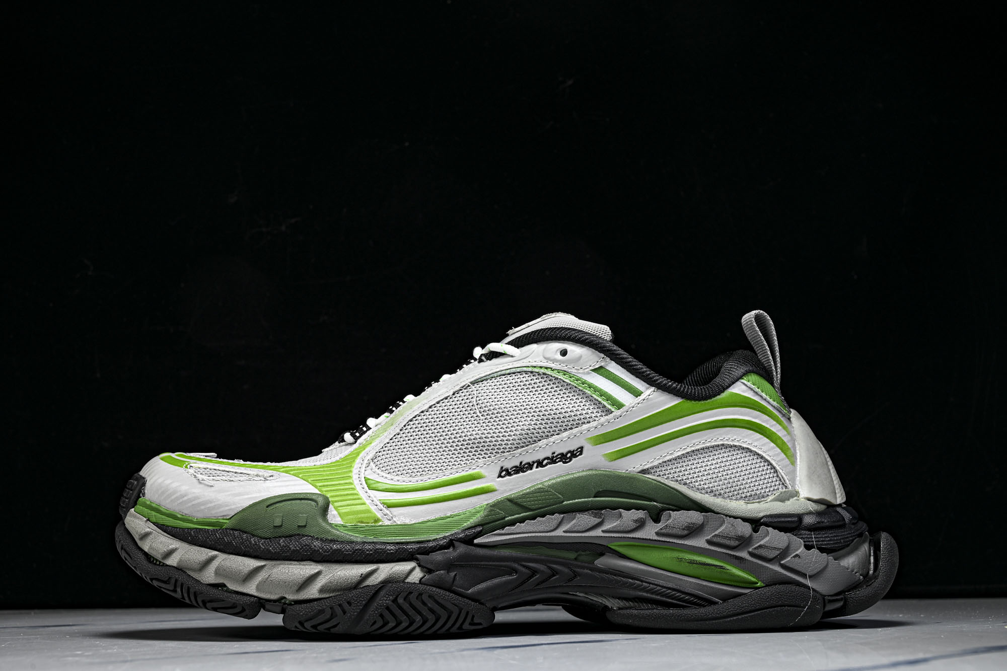 纯原 Balenciaga Triple S 2 官方同步 巴黎世家 潮流跑鞋灰绿 WTRS2-1133