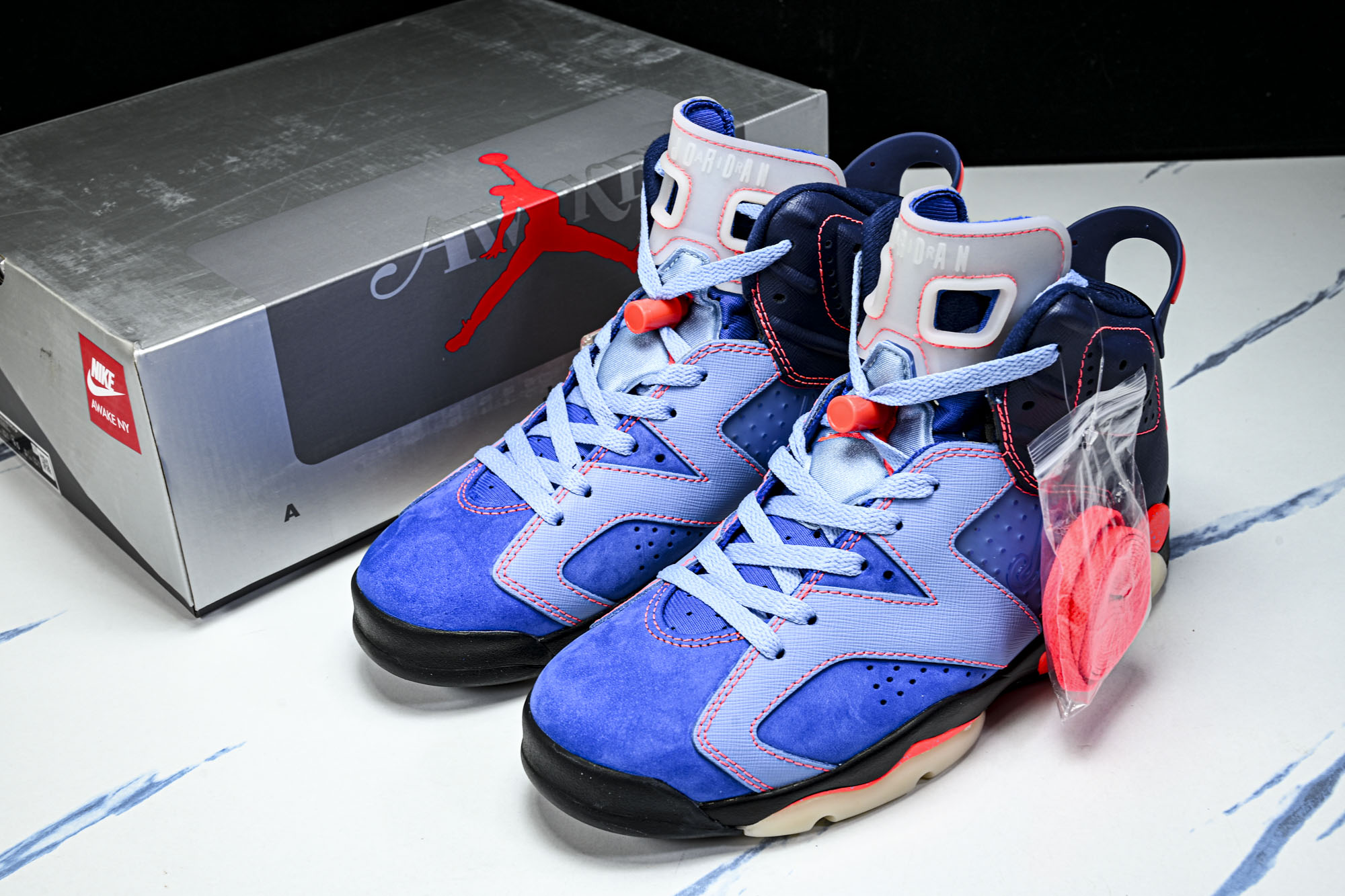 纯原 Awake NY x Air Jordan 6 _Denim Blue_ AJ6 乔6牛仔蓝 IQ