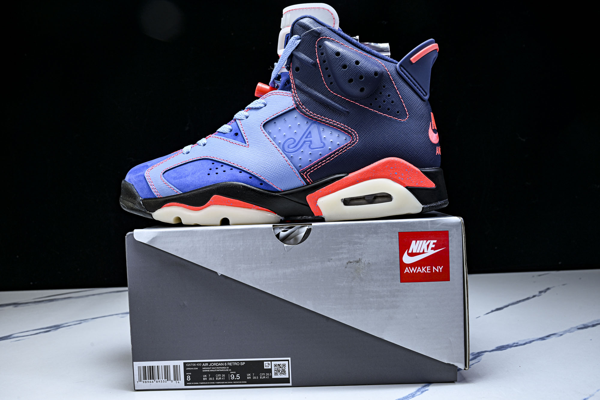 纯原 Awake NY x Air Jordan 6 _Denim Blue_ AJ6 乔6牛仔蓝 IQ